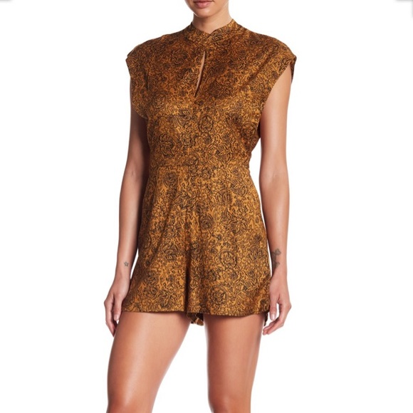 Amuse Society Golden Haze Romper - Picture 2 of 8